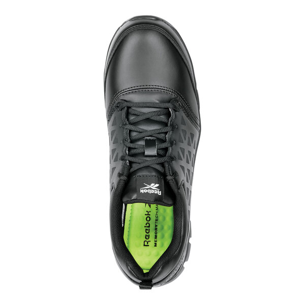 Reebok Work Sublite Men's 8 Wide Black Composite Toe Non-Slip Athletic Shoe SRB3206