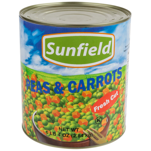 Canned Peas and Carrots 6/Case (10 Cans)