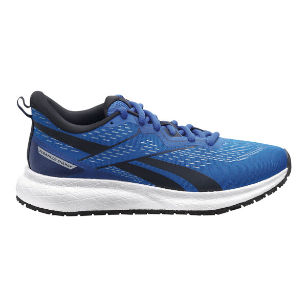 Reebok Work Floatride Energy Women's 10 Wide Width Blue / White Soft Toe Non-Slip Athletic Shoe SRB335