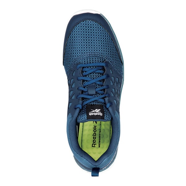 Reebok Work Sublite Men's 9.5 Medium Width Navy Soft Toe Non-Slip Athletic Shoe SRB3205