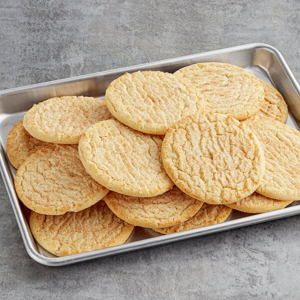 A tray of Best Maid Snickerdoodle cookies.