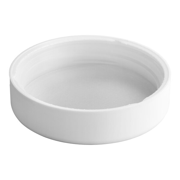 A white child-resistant plastic cap with a FoilSeal liner.