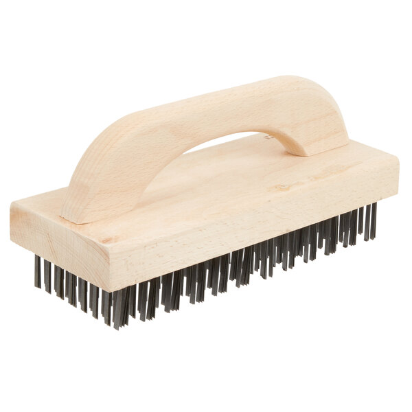 butcher block wire brush