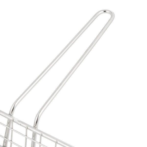 American Metalcraft MRECBSKT 9 1/2" x 6" x 1 1/2" Rectangular Stainless Steel Fry Basket
