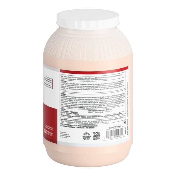 Noble 8 lb. / 128 oz. Silva Soak Tableware Concentrated Presoak Powder