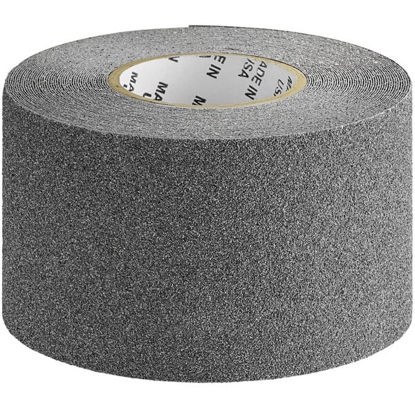 A roll of Wooster Flex-Tred anti-slip tape with a gray surface and black accents.