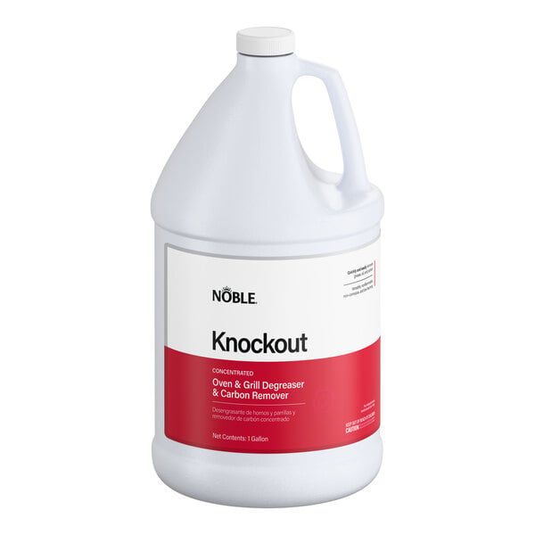 Noble 1 Gallon Knockout Concentrated Liquid Heavy Duty Oven & Grill Degreaser & Carbon Remover