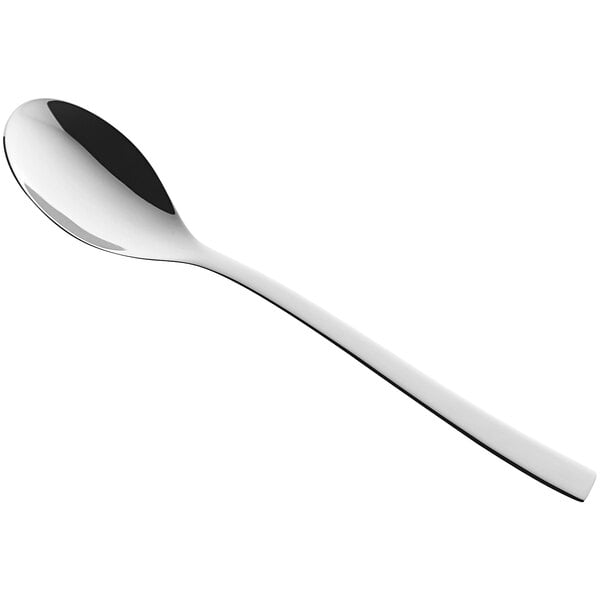 A RAK Porcelain stainless steel teaspoon with a black handle and silver spoon.