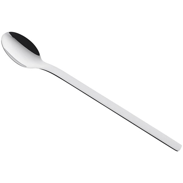 A RAK Porcelain stainless steel iced tea spoon with a long handle.