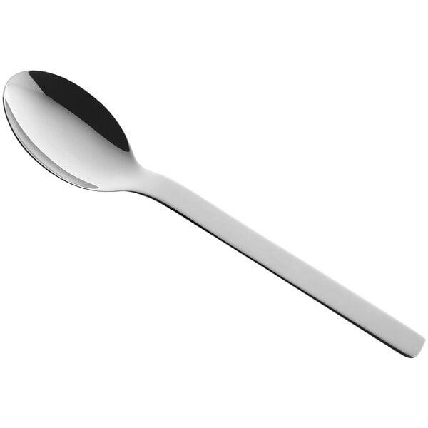 A RAK Porcelain Nano stainless steel spoon with a silver handle on a white background.