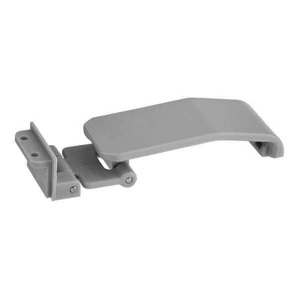 A grey plastic latch for an Avamix Revolution Continuous Feed Attachment.