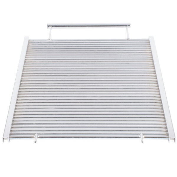 A white metal MagiKitch'n heavy-duty cooking grid with a metal frame.