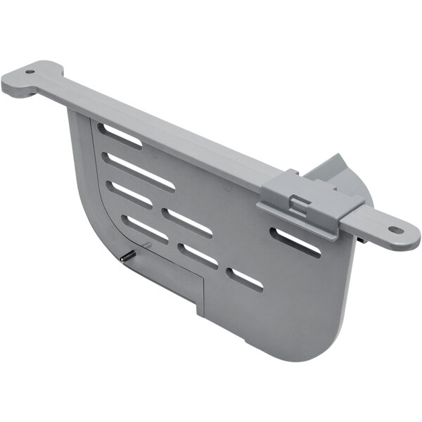A gray plastic ChocoVision baffle with holes.