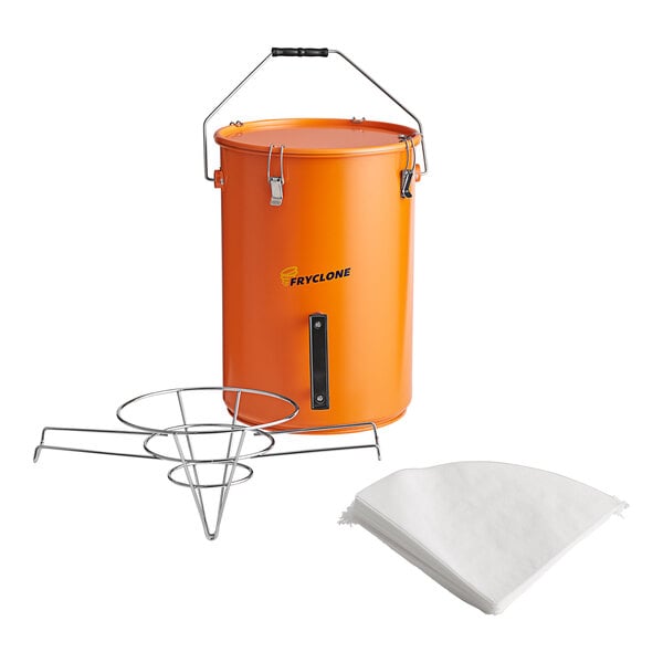 Plastic Pail - 6 Gallon, Orange