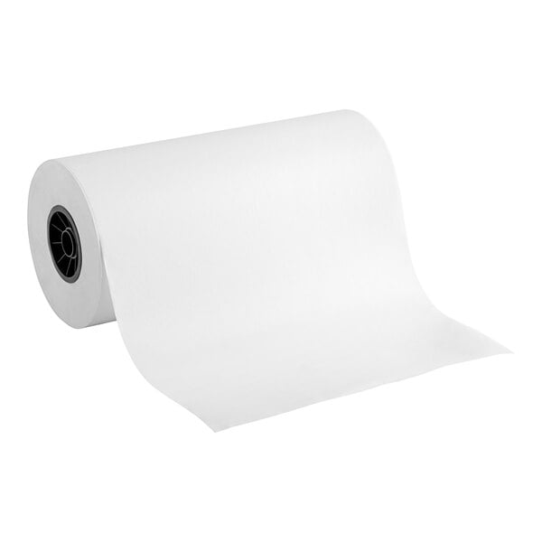 A roll of Choice 15" x 1000' 40 lb. wet wax paper.