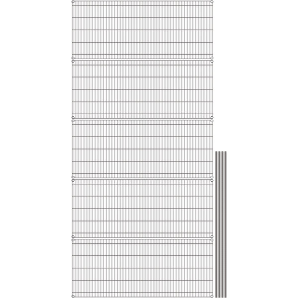 A white rectangular object with a grid pattern on it.