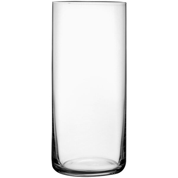 A clear Nude Finesse long drink glass.