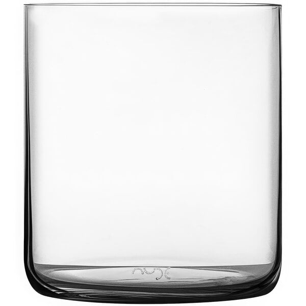 A case of 24 clear glass Nude Finesse Rocks glasses.