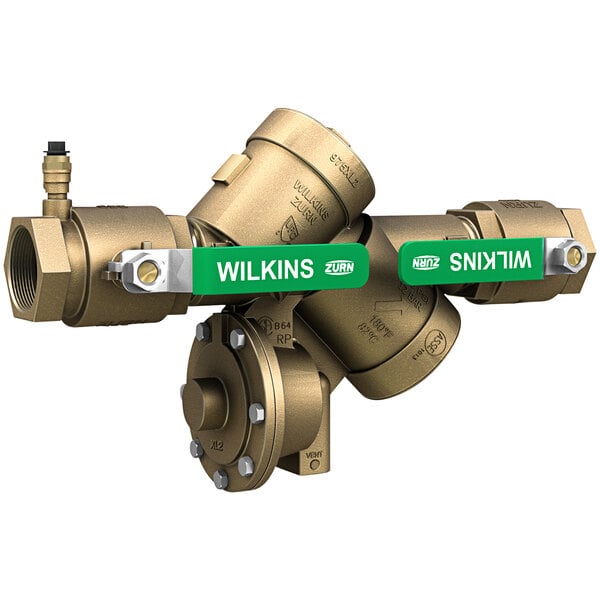 A Zurn 2" reduced pressure principle backflow assembly valve.