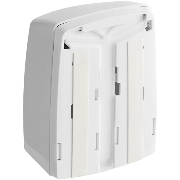 A white Rubbermaid foam soap dispenser.