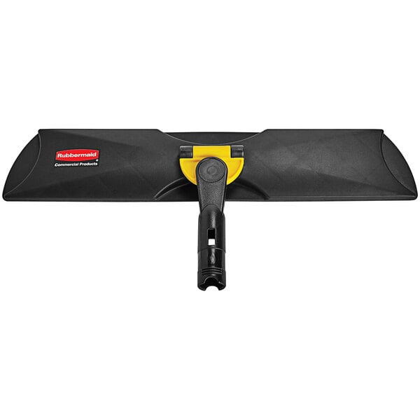 A black Rubbermaid Quick-Connect plastic mop frame.