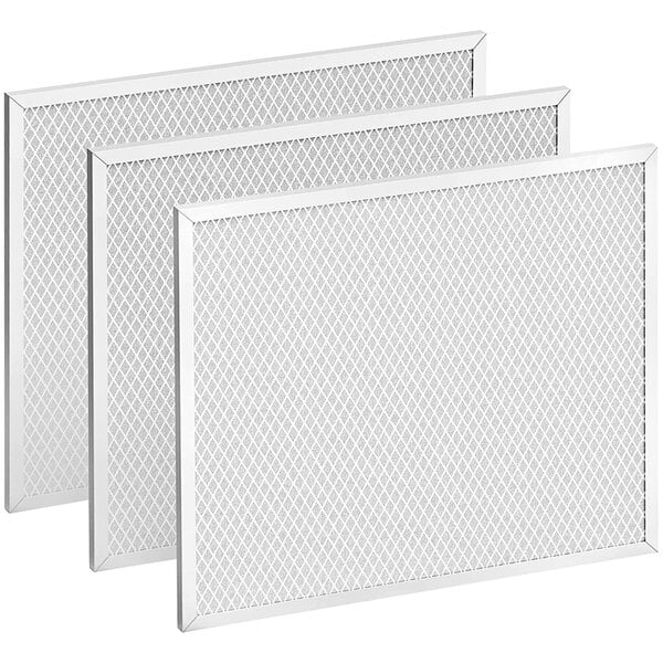 Three AlorAir white mesh filters.