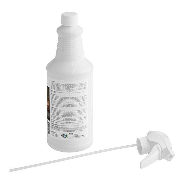 A white plastic bottle of Alto-Shaam Greaselift Oven Cleaner with a black label and sprayer.