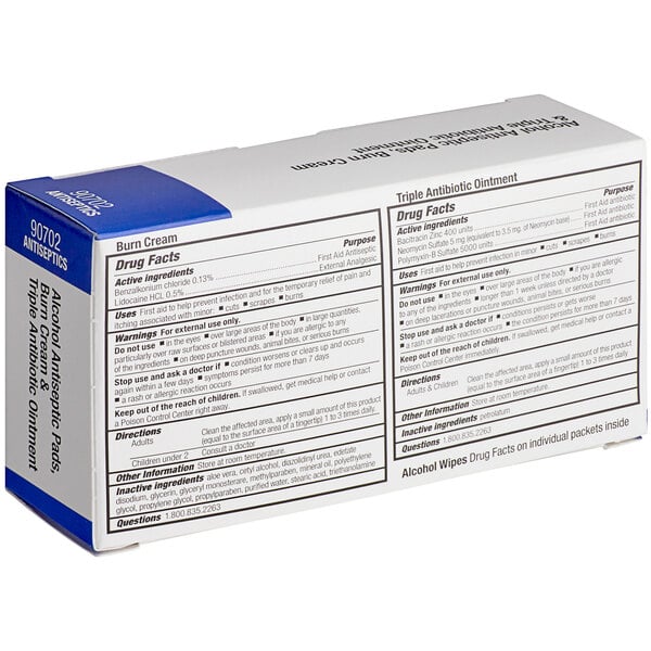 A white First Aid Only box with black text on a white background.