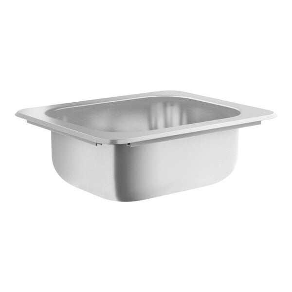 Regency 9 x 9 x 5 18-Gauge Stainless Steel One Compartment Drop-In Sink