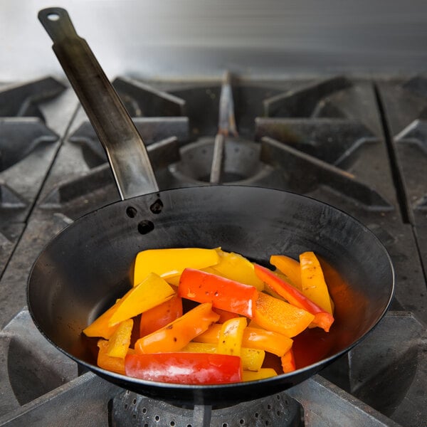 Classic Non-stick Carbon Steel Mini Wok 8