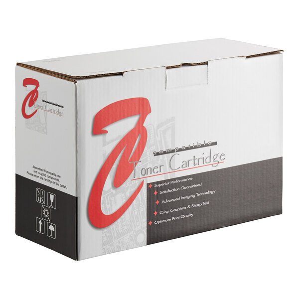 A white and black box with red text for Point Plus Black Remanufactured Printer Toner Cartridge.