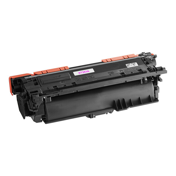 A magenta Point Plus printer toner cartridge for HP CE263A.