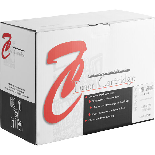 A Point Plus black toner cartridge box with white and red text.
