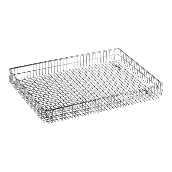 A wire basket for Henny Penny Velocity Fryers.