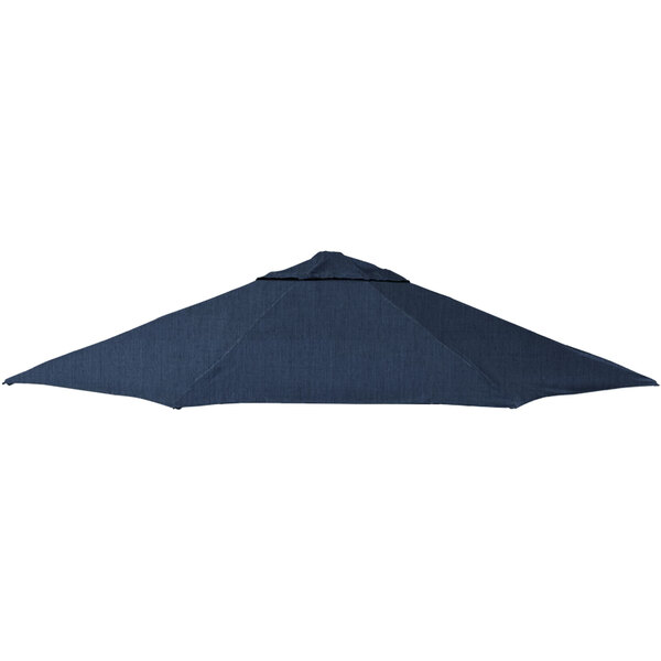 A blue umbrella canopy for a California Umbrella.
