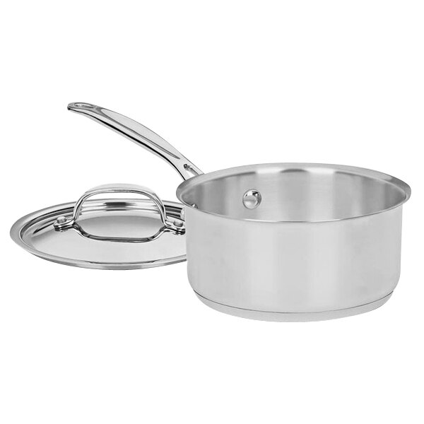 Cuisinart Chef's Classic Stainless Steel 1.5 Qt. Covered Saucepan