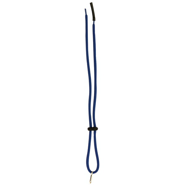 A royal blue KEMP USA breakaway lanyard with a black end hook.