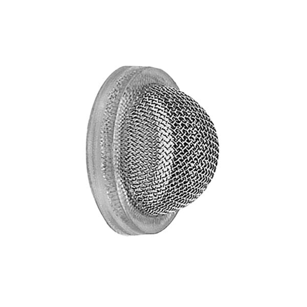 A Micro Matic CASK-HF 3/4" Thread Hop Filter metal mesh screen.