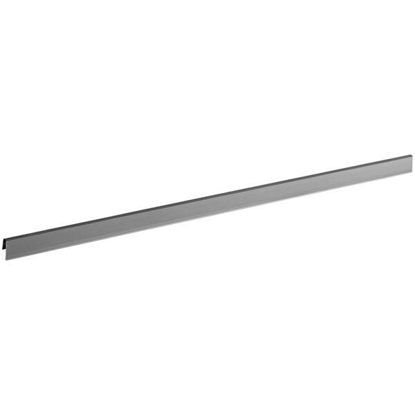 A long metal bar with a white background.