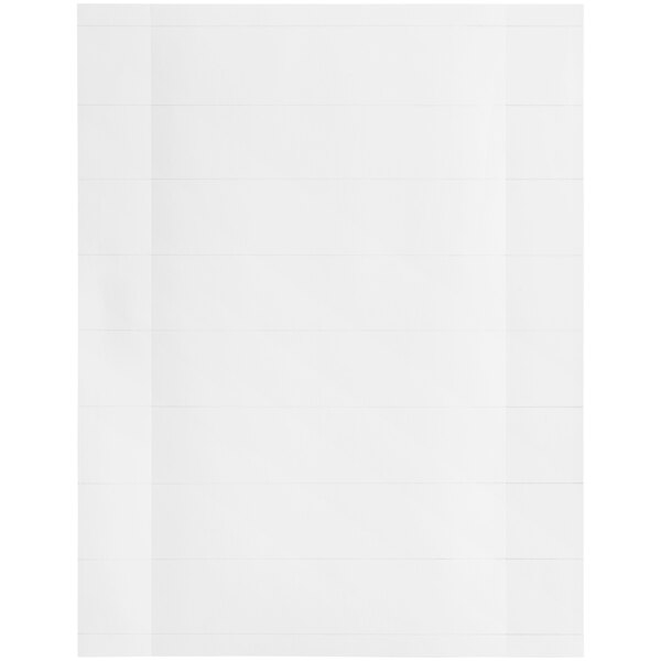 A white rectangular piece of paper with black lines around the border.