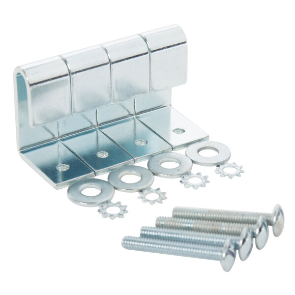 Metro undershelf slide brackets with screws and bolts.