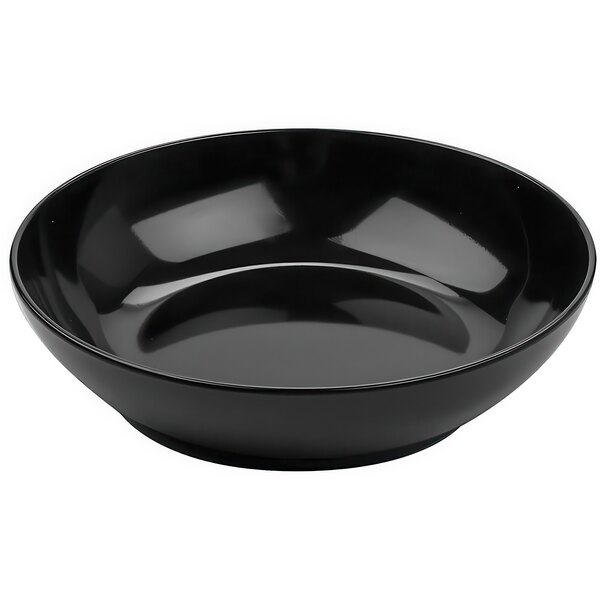 A black GET Elegance Coupe entree bowl.