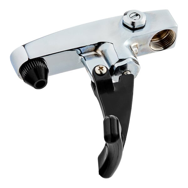 A Regency chrome and black lever arm for a glass filler.