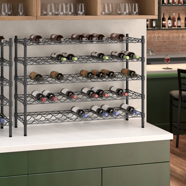 48 bottle wine discount rack