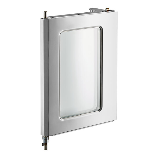 A silver rectangular MainStreet Equipment right door assembly with a clear window.