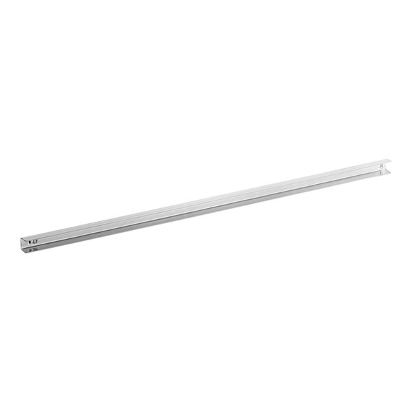A long white metal bar with a right angle.