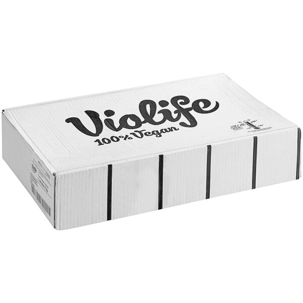 A white box of Violife Just Like Original Cream Cheese Vegan Spread with black text.