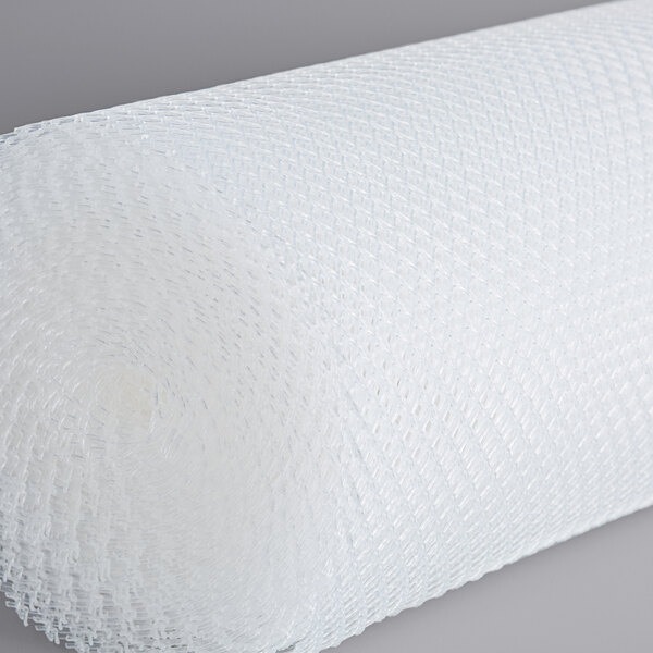 Clear Plastic Shelf Liner 2' Clear Plastic Mesh Bar Mat / Shelf Liner