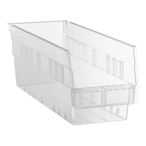 Regency Clear Shelf Bin, 11 5/8" x 4 1/8" x 4"