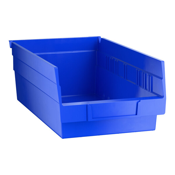 Regency Blue Shelf Bin, 11 5/8" x 6 5/8" x 4"